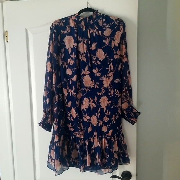 Nordstrom Chelsea 28 Navy and Pink Dress XL Worn Once - Picture 1 of 5
